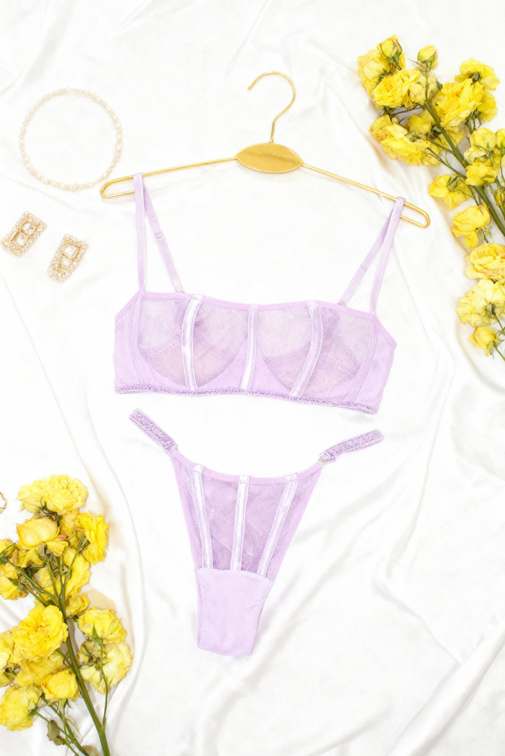 Set Ariel - Lencería colombiana de lujo con bralette y tanga